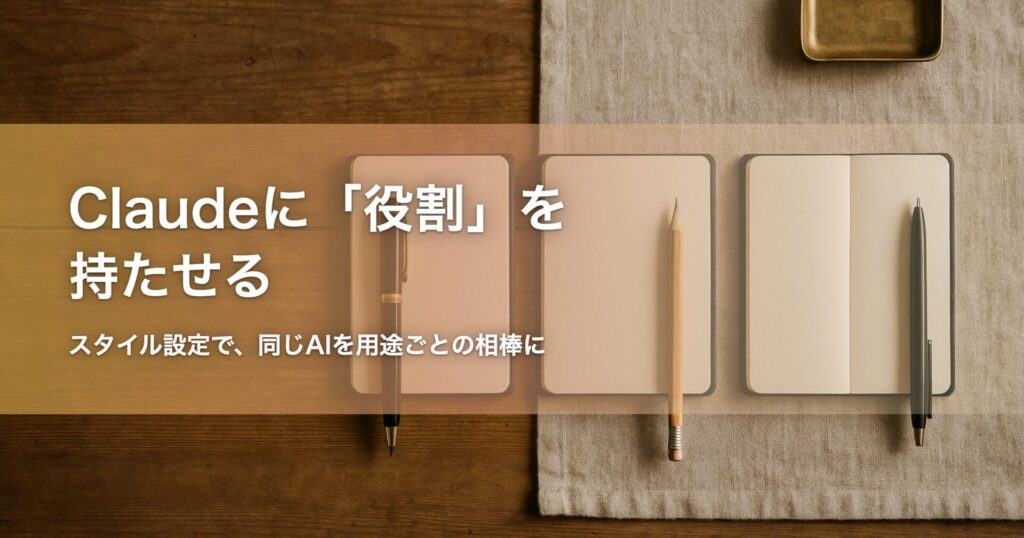 Claudeに役割を持たせる 記事アイキャッチ