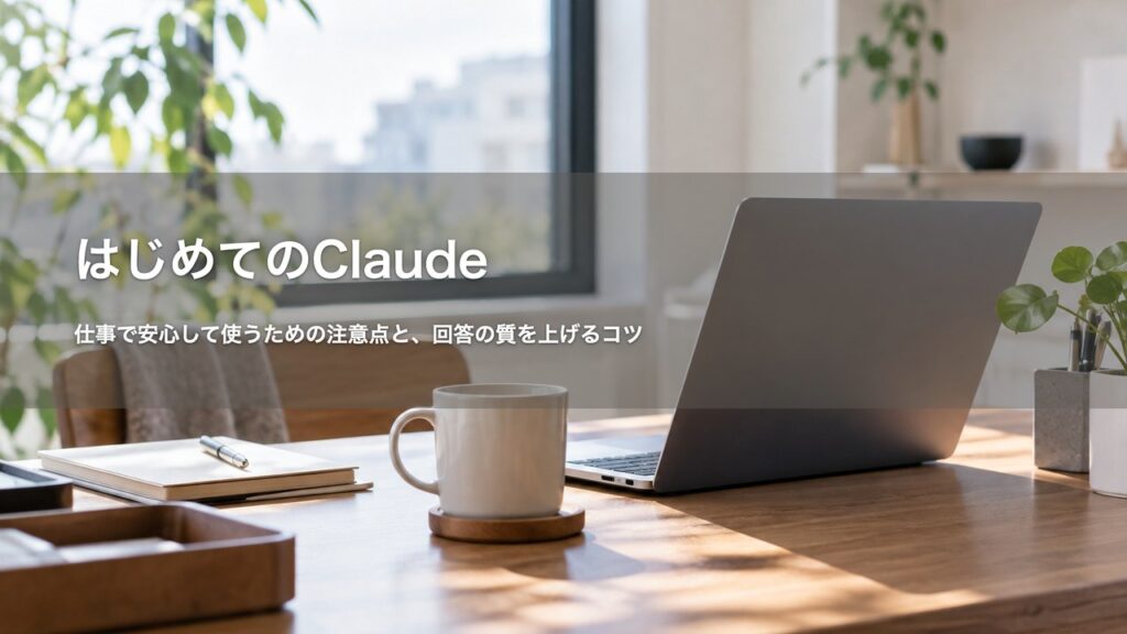 はじめてのClaude 記事アイキャッチ
