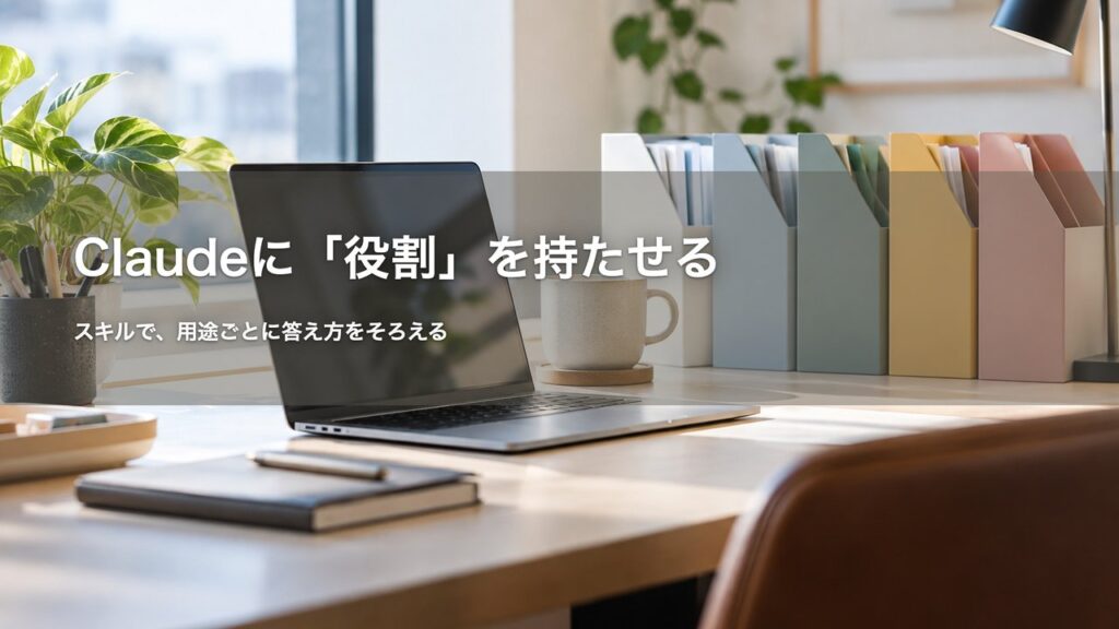 Claudeに役割を持たせる 記事アイキャッチ
